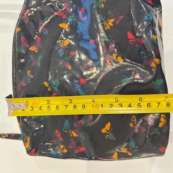 Bottega Veneta Ultra Rare Navy Butterfly Vinyl Crossbody MINT - Picture 5 of 9